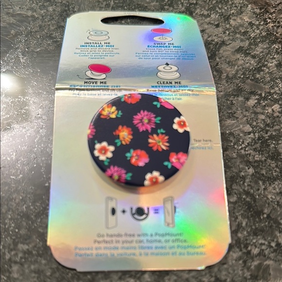 PopMount Floral PopSocket for Cell Phones NWOT - Picture 2 of 13